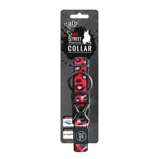 Eco-Friendly Neoprene Dog Collar (Leopard)