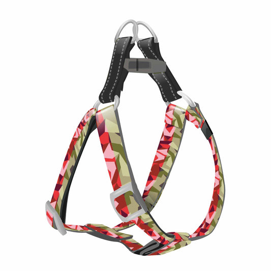 Eco-Friendly Reflective Dog Harness (Camo)